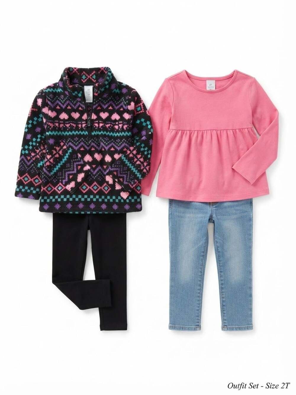 The Children's Place Toddler Girls lot 3T fleece jeans
